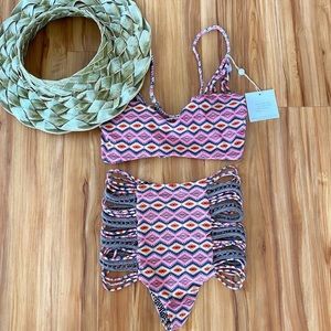 Acacia Swimwear Dubai Top (XL) & Bottom (M)